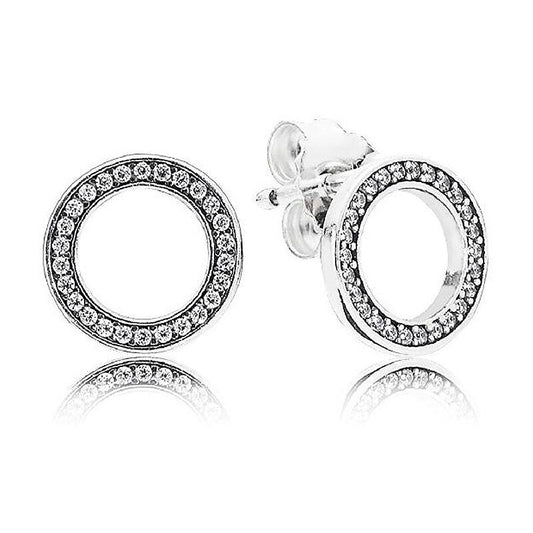 925 Sterling Silver O Earrings