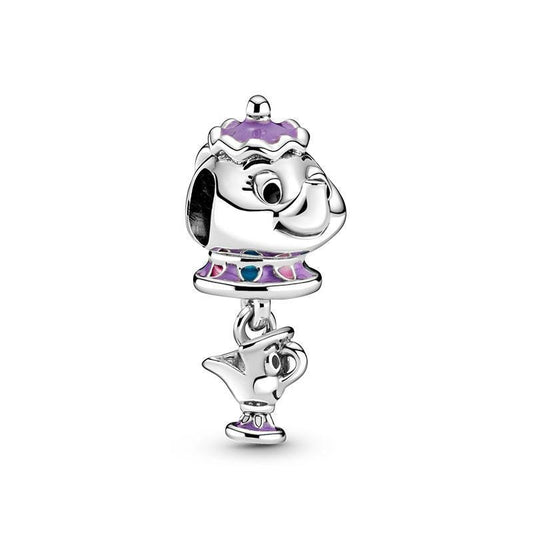 925 Sterling Silver Character Pot Dangle Charm