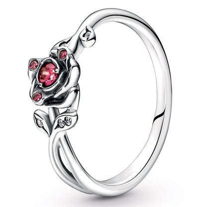 925 Sterling Silver Rose Ring