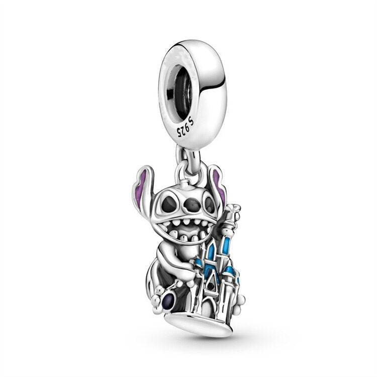 925 Sterling Silver Character Fantasy castle charm