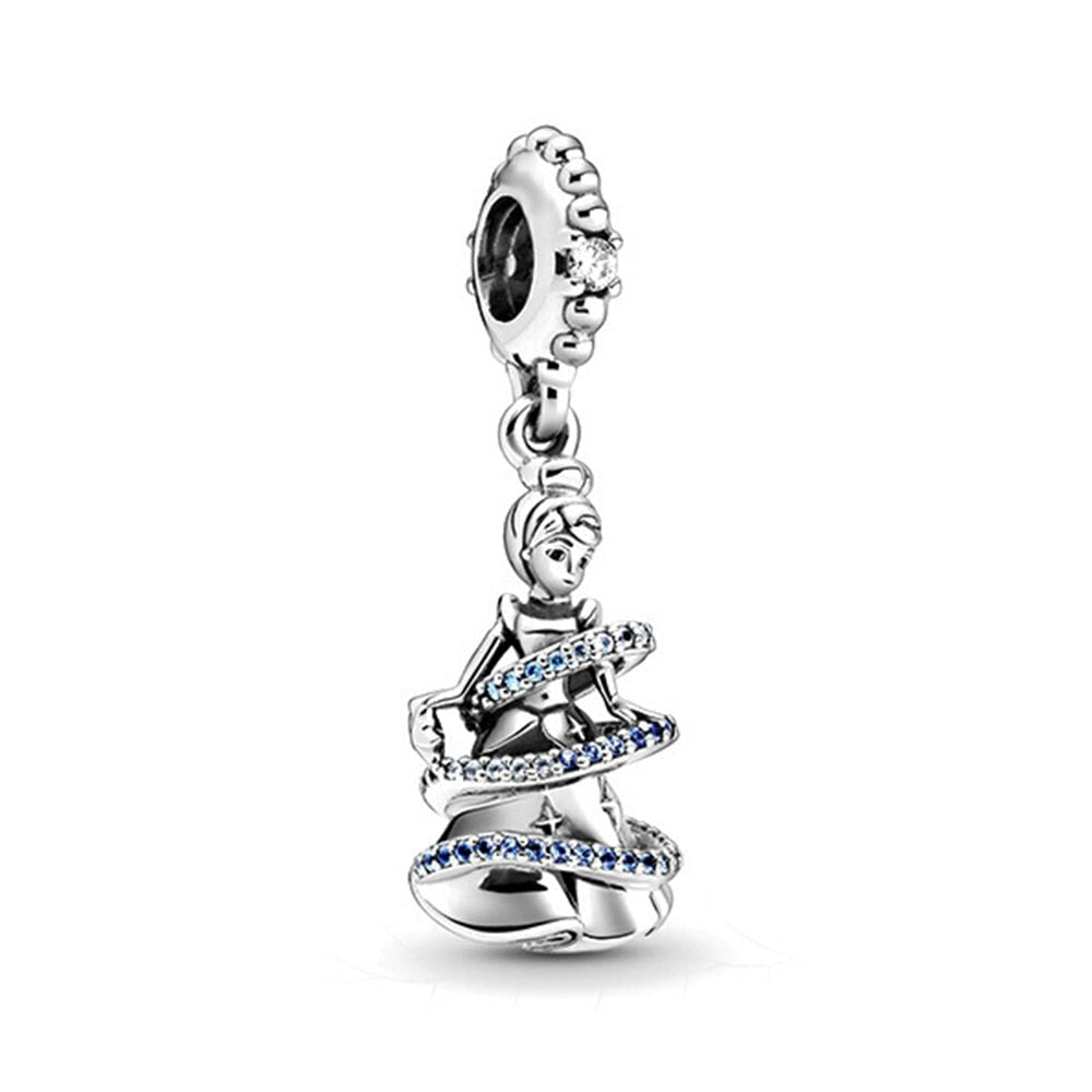 925 Sterling Silver Character Dangle Charm
