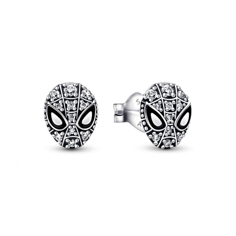 925 Sterling Silver Iconic Character Stud Earrings