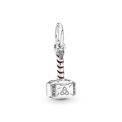 925 Sterling Silver Character Hammer Dangle Charm